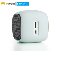 Edifier/漫步者 BUN M200 蓝牙无线音箱2.0声道迷你小钢炮便携式一体机插卡小音响户外手机低音炮抹茶绿色