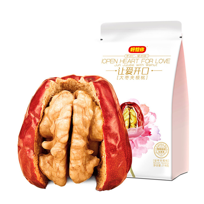 好想你 218g大枣夹核桃 休闲零食