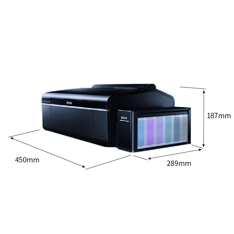 爱普生(EPSON) 墨仓式L805 景点专用 无线照片打印机 彩色相片6色喷墨打印机墨仓式替代L810 R330 标配