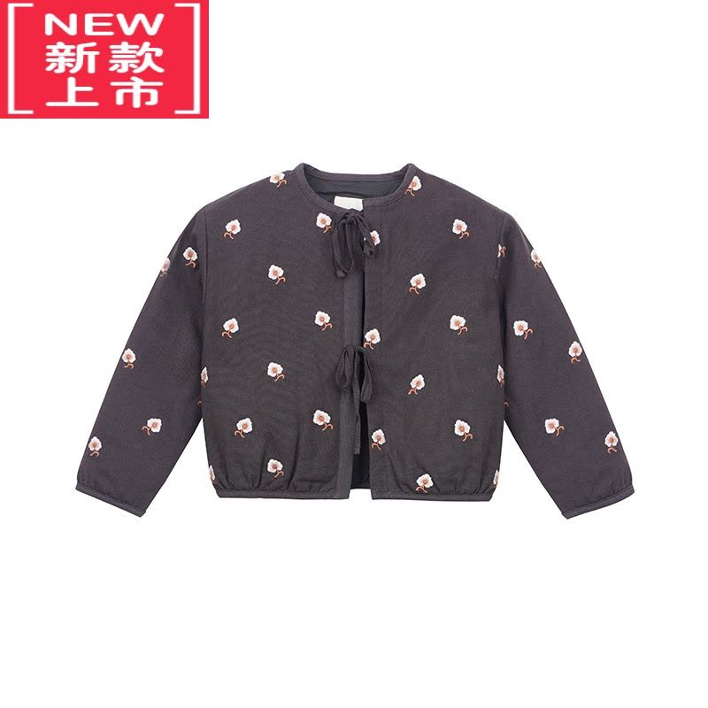 可莉允2022秋冬新品儿童百搭幼儿园实用棉服小童休闲洋气棉衣上衣外套图片