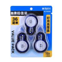 晨光修正带55307装学生办公款修正带36米足米好用改正带修正 55307装1卡[3个装]
