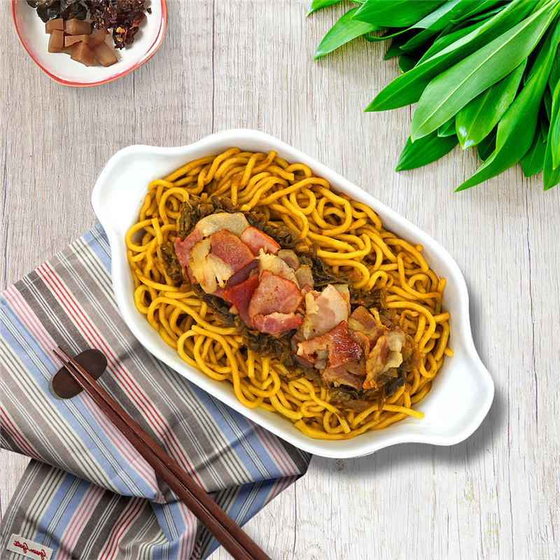 福成美食家 女神版 老坛酸菜熏肉焖面360g