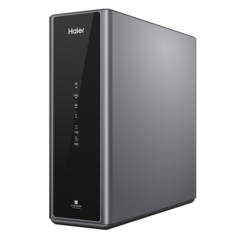 海尔(haier)净水器家用净水机 hro400c5-3u1纯净双出水五级精滤10寸大