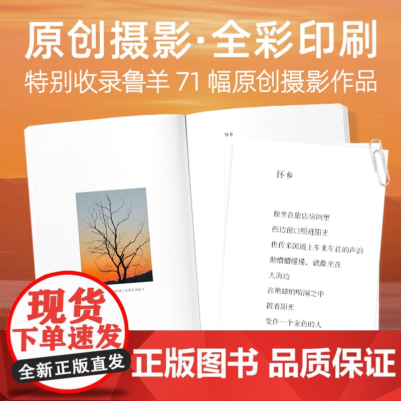 昨天发生的一切都不是真的 中国知名诗人作家译者当代先锋小说标杆人物 诗人鲁羊6年心血之作 收录71幅鲁羊摄影作品浙江文艺高清大图