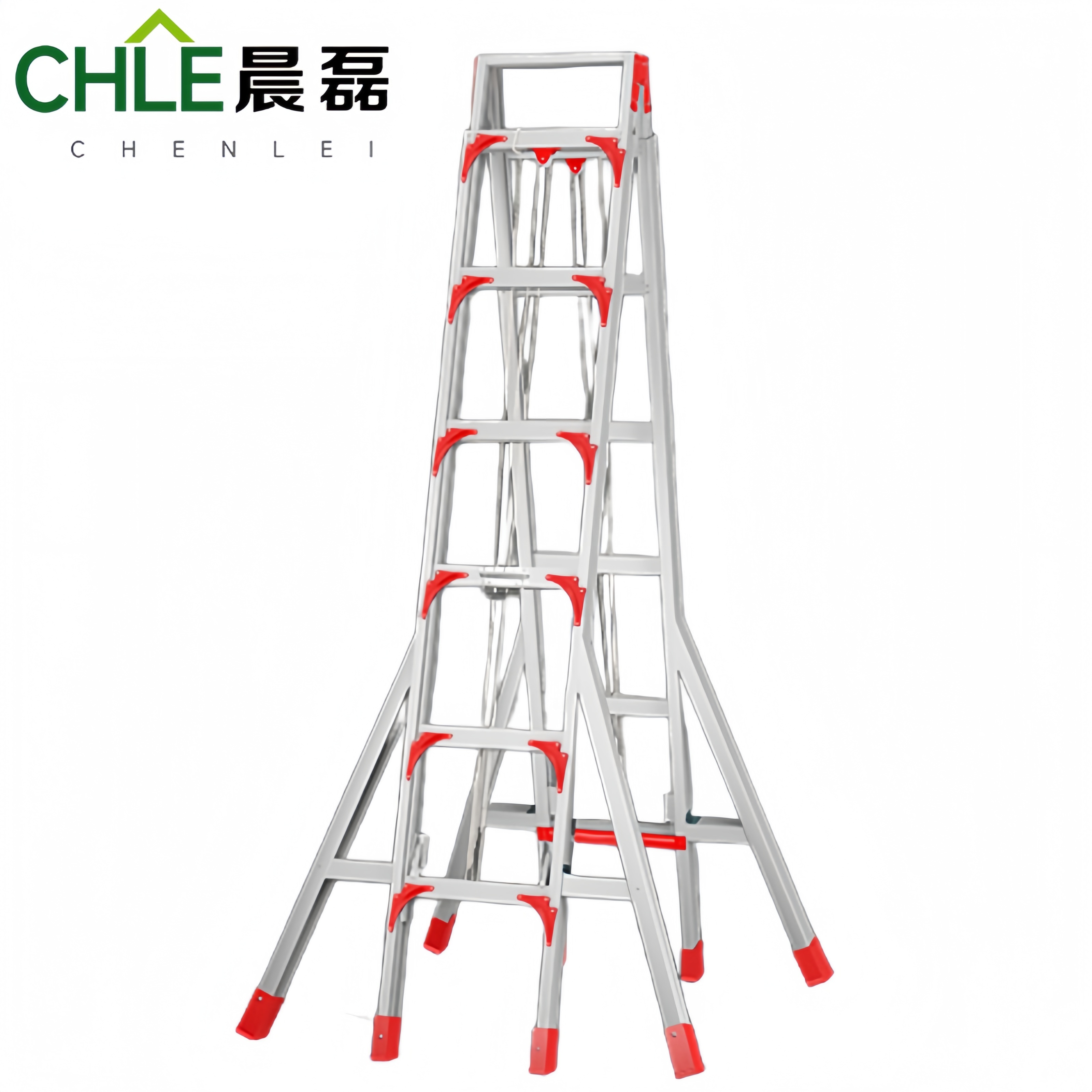 晨磊伸缩人字梯六步/个