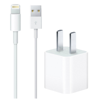 Apple 苹果原装数据线正品手机充电线/充电器 适用iPhone6/7/8/XS Lightning数据线+5W充电头