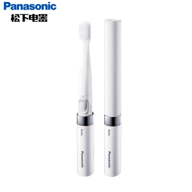 Panasonic/松下电动声波牙刷便携式牙刷16000成人家用干电池式清洁口腔电动牙刷 EW-DS18-W