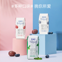 豆本豆 植优家常温植物酸奶 膳食纤维零乳糖 复合植物蛋白发酵饮品 红枣黑枸杞味205g*10盒 王源同款