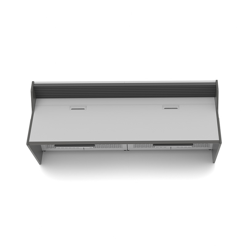 圣斯顿 钢木烤漆直形操控台 S-ZG3000 3000*950*1050mm 灰色 张高清大图