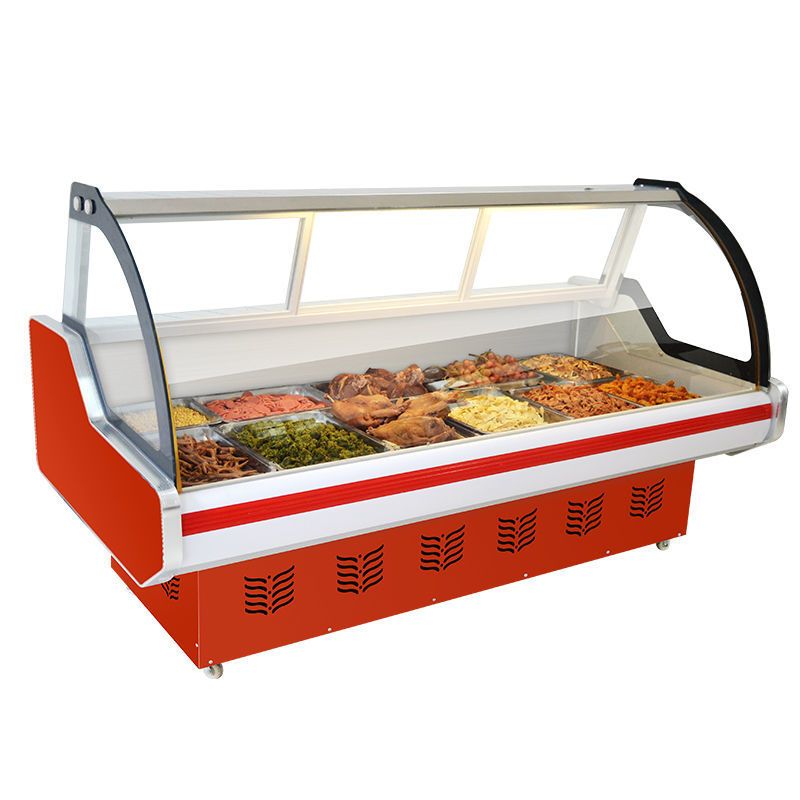 冷鲜肉展示柜商用超市保鲜柜熟食牛羊肉冰柜风冷直冷生鲜冷藏柜