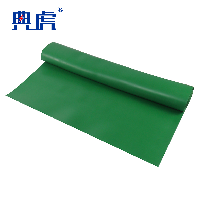 典虎 绝缘胶皮 绿色平面10mm 米高清大图