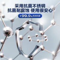 爱仕达汤锅 22cm抗菌不锈钢煮锅炖锅煲汤宝宝辅食锅奶锅煮面锅 明火燃气电磁炉通用TS22B7WG