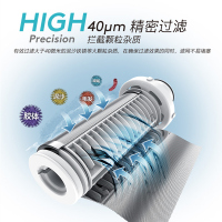 曼优克5T大流量前置过滤器 家用净水器反冲洗全屋自来水滤水器 (自行安装)M10