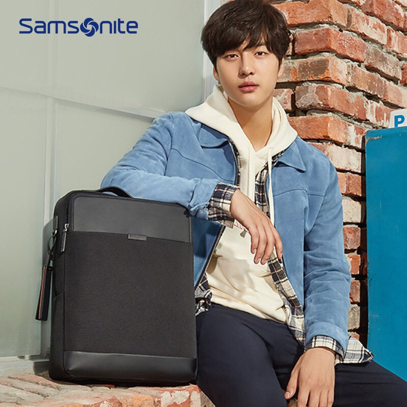 新秀丽(Samsonite)双肩包商务电脑包MacBook苹果联想笔记本14或15.6英寸GA6*09001