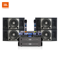 JBL KM212家庭卡拉OK套装 家庭KTV音响套装全套 专业卡拉OK客厅K歌音箱KTV套装 点歌机音响功放组合全套