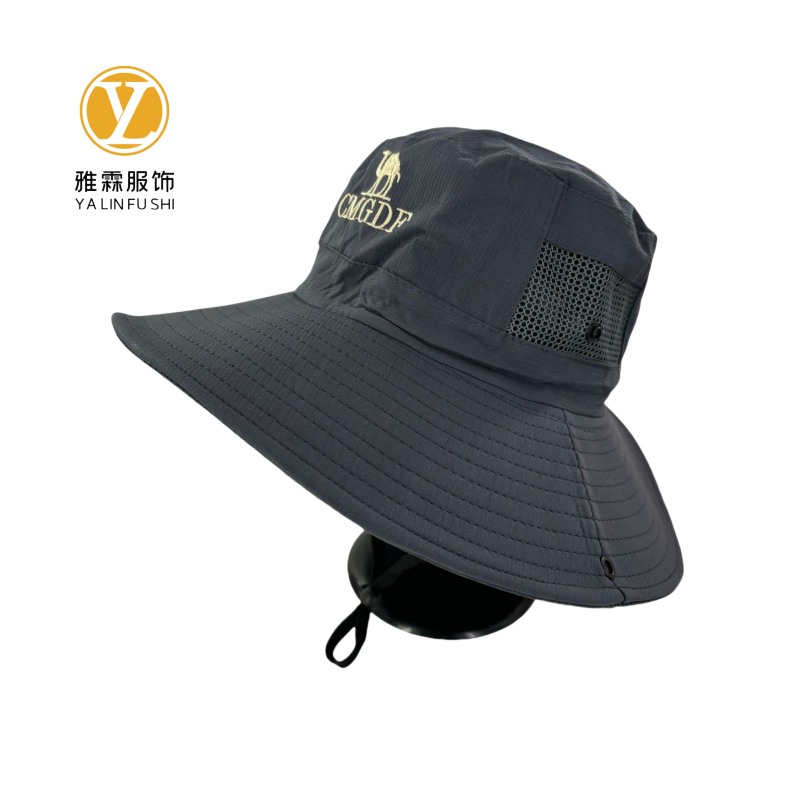 雅霖服 速干透气网格渔夫帽子YLF-042103 顶高清大图