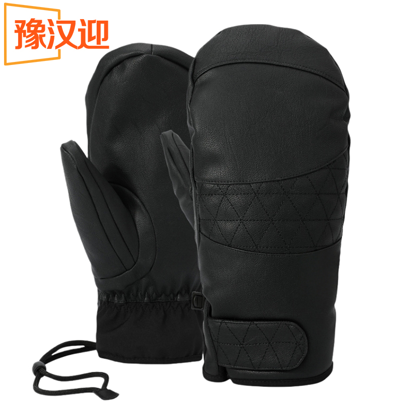 豫汉迎加绒防水手套 保暖手套XL码双