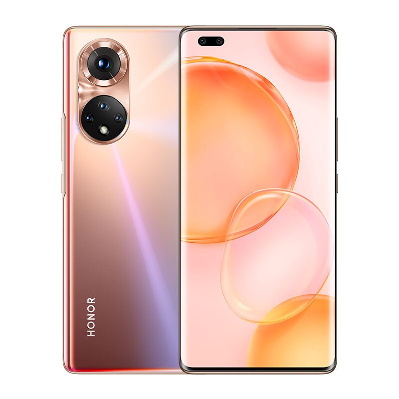 荣耀50 Pro 8GB+256GB 夏日琥珀 1亿像素超清影像 5G 6.72英寸超曲屏 100W超级快充 前置视频双摄 全网通版