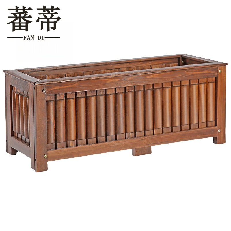 蕃蒂 木质花箱120CM个