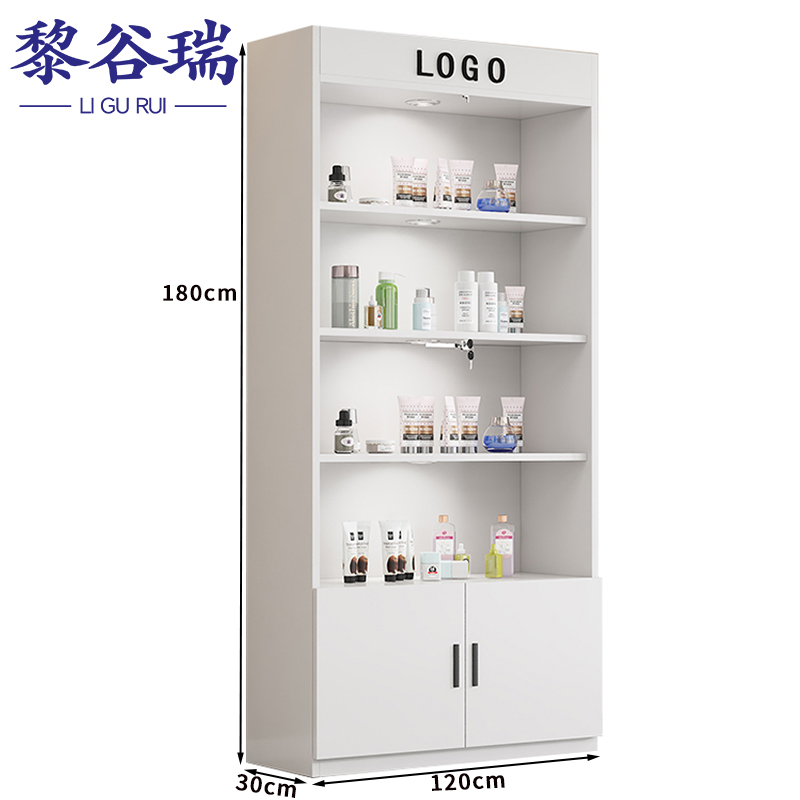 黎谷瑞展示柜 陈列柜120*30*180cm台