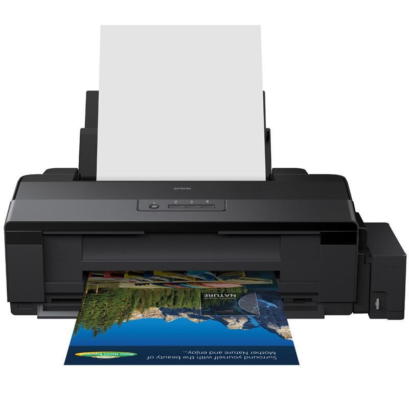 爱普生(EPSON) 墨仓式L1800 A3+影像设计 彩色喷墨打印机 连供 6色 学生打印作业打印 套餐三