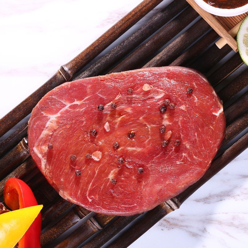 伊赛(yisai)清真儿童牛排*1袋装 100g 微腌牛肉 生鲜牛排