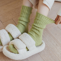 厚袜子女冬季加绒保暖中筒袜2022年新款女生春秋季纯棉高筒长袜