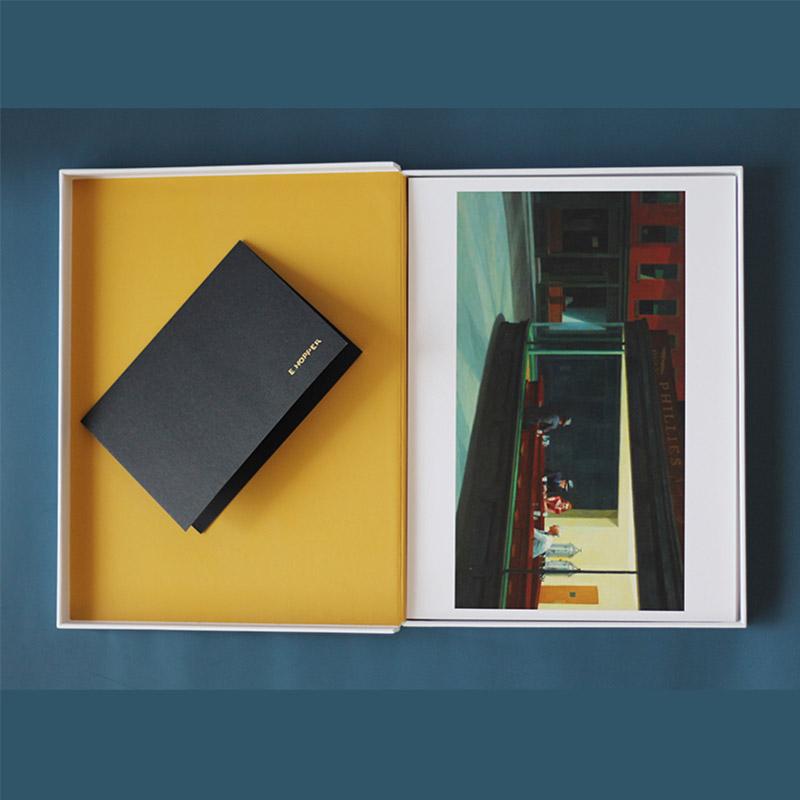 [正版]出类艺术画片集 霍普 霍普油画作品集礼盒装赠藏书票 文艺唯美世界名画装饰画版画创意送礼鉴赏收藏小清新明信片高清大图