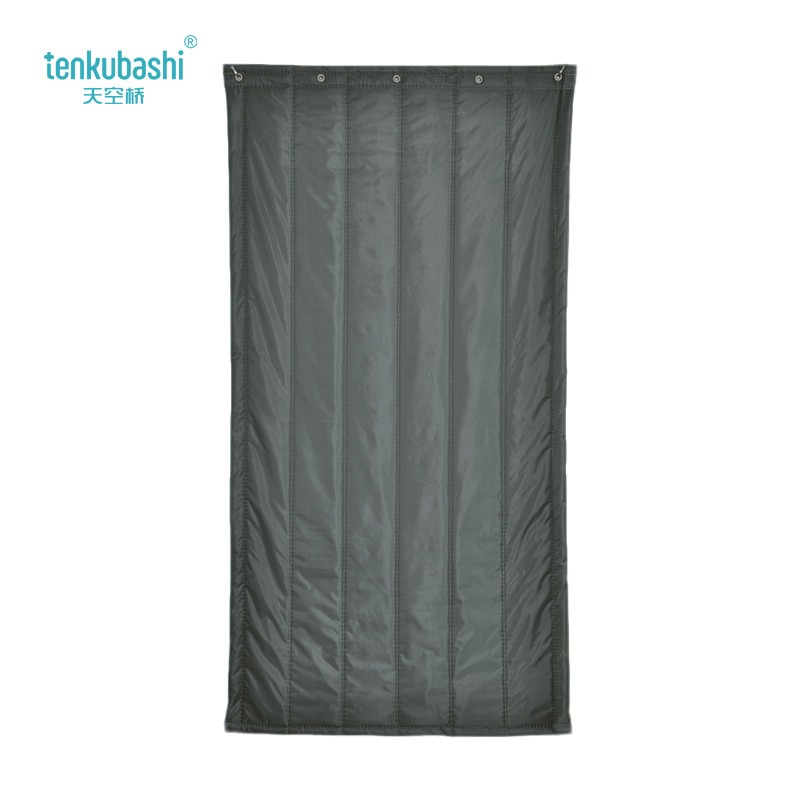 天空桥 棉门帘 MML-221深灰色无窗口二层棉 平方米高清大图