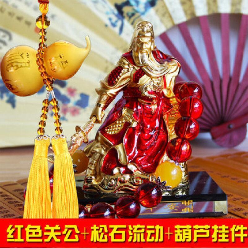 汽车香水摆件关公车载香水座式武财神佛保平安装饰品车内饰品摆件