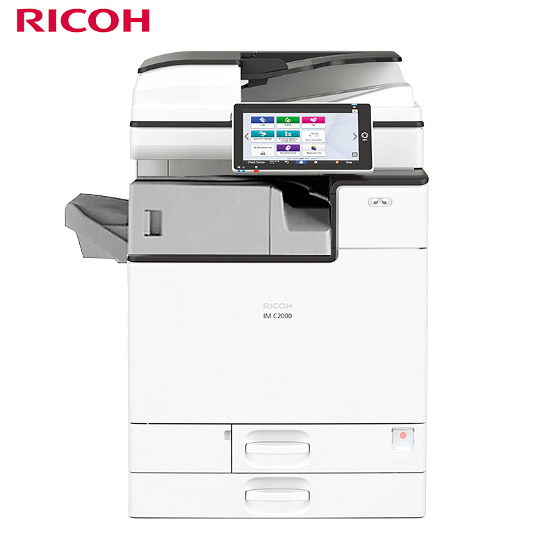 理光(Ricoh)IM C2000 A3彩色多功能数码复合机 主机+送稿器+双层纸盒+内置装订器(免费安装+免费售后)