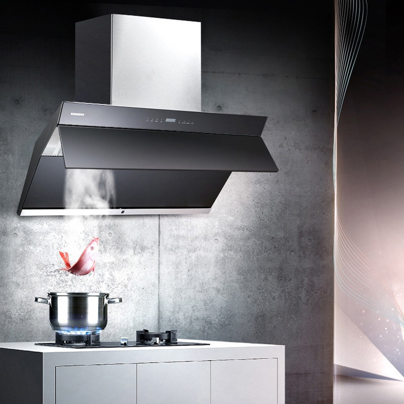 西门子(SIEMENS) LS98EN961W 侧吸智能拢翼油烟机蒸饭柜高清大图
