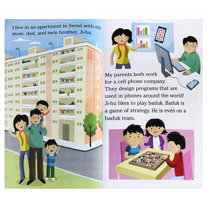 [正版]英文原版 Ready-to-Read系列 Living in… South Korea 住在韩国 儿童课外阅读绘