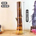 维诺亚水烟筒竹子竹水烟筒过滤云南竹筒厚竹大碌竹云南湛江化州烟筒排烟 碳化黑竹头短款