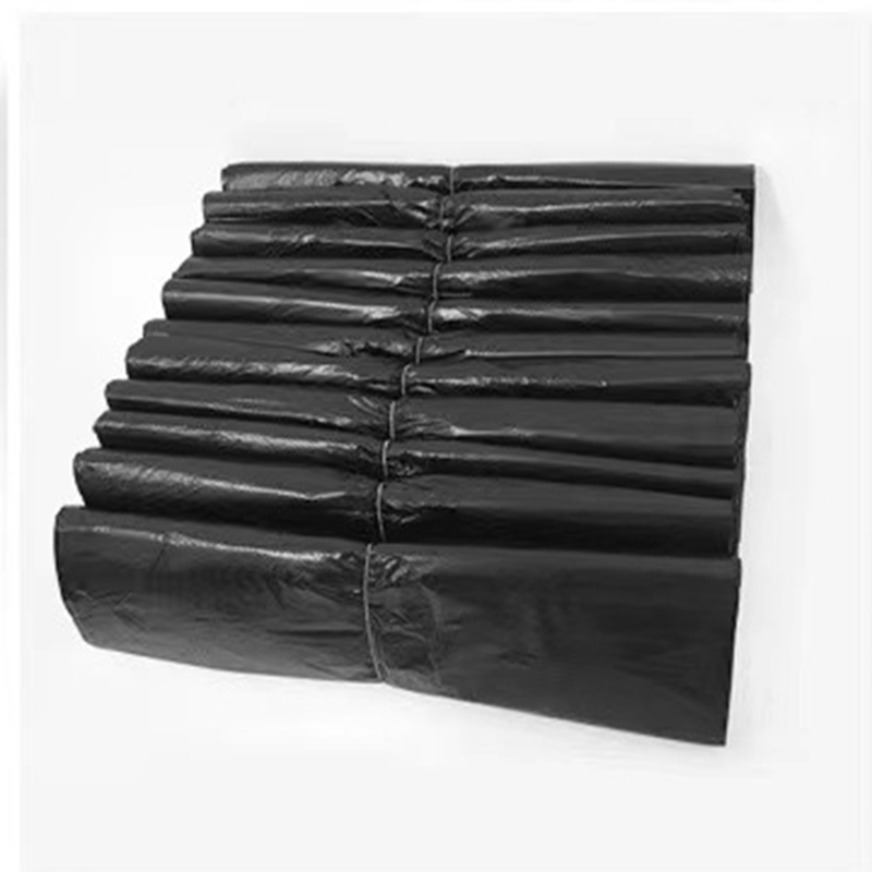 加厚平口黑色垃圾袋 100*120cm 捆高清大图