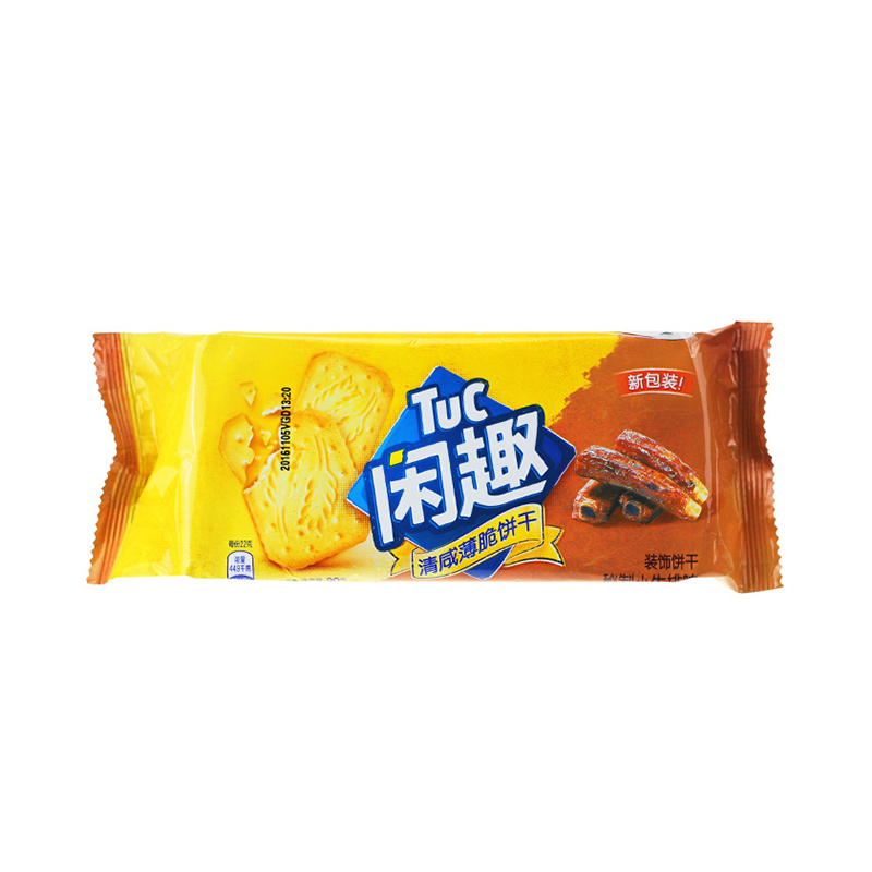 亿滋闲趣 装饰饼干(秘制小牛排味)90g/袋 亿滋出品
