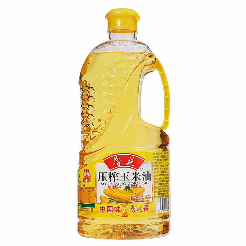 鲁花食用油 5S物理压榨 压榨一级 花生油 特香纯正食用油2.5L