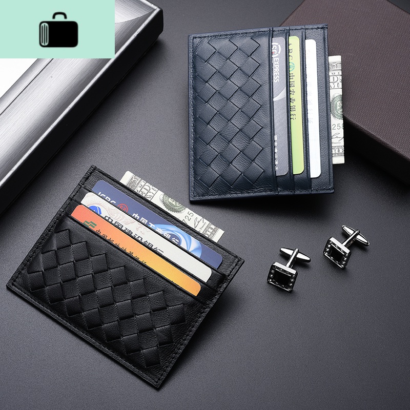 2020新款MC&BV编织超薄卡包驾驶证卡夹男女士情侣名片夹银行卡套NEW LAKE女士钱包/卡包高清大图