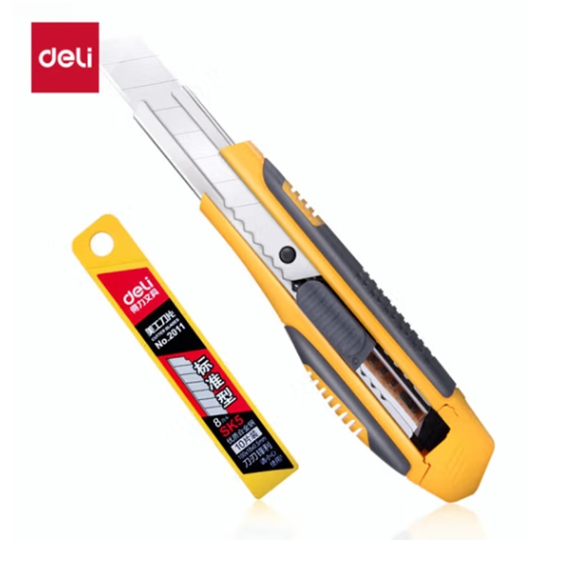 得力 大号耐用美工刀 10把装 33225高清大图