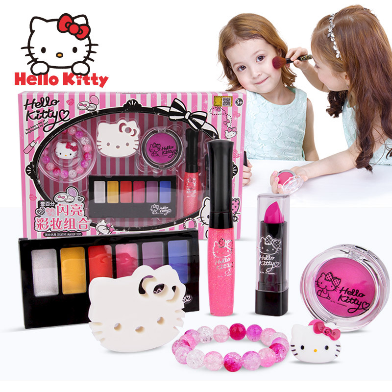 HelloKitty凯蒂猫 儿童化妆品彩妆套装女孩玩具化妆盒