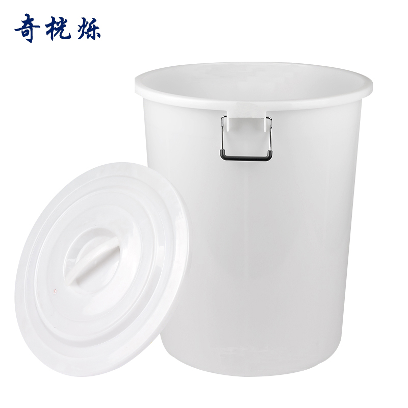 奇桄烁水桶储水桶带盖白色280L个高清大图