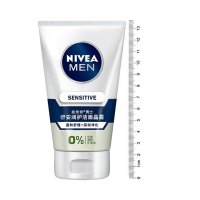 妮维雅(NIVEA)男士舒安润护洁面晶露100g(新老包装 随机发放)洗面奶 护肤化妆品