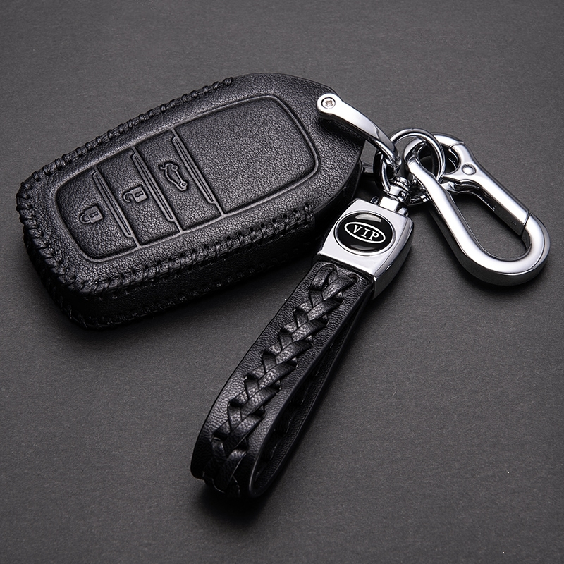 丰田汉兰达钥匙套7座2018款闪电客专用真皮高档汽车用品钥匙包18款壳