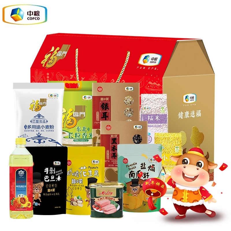 中粮大礼包福临门乐享团圆E型5234g+900ml