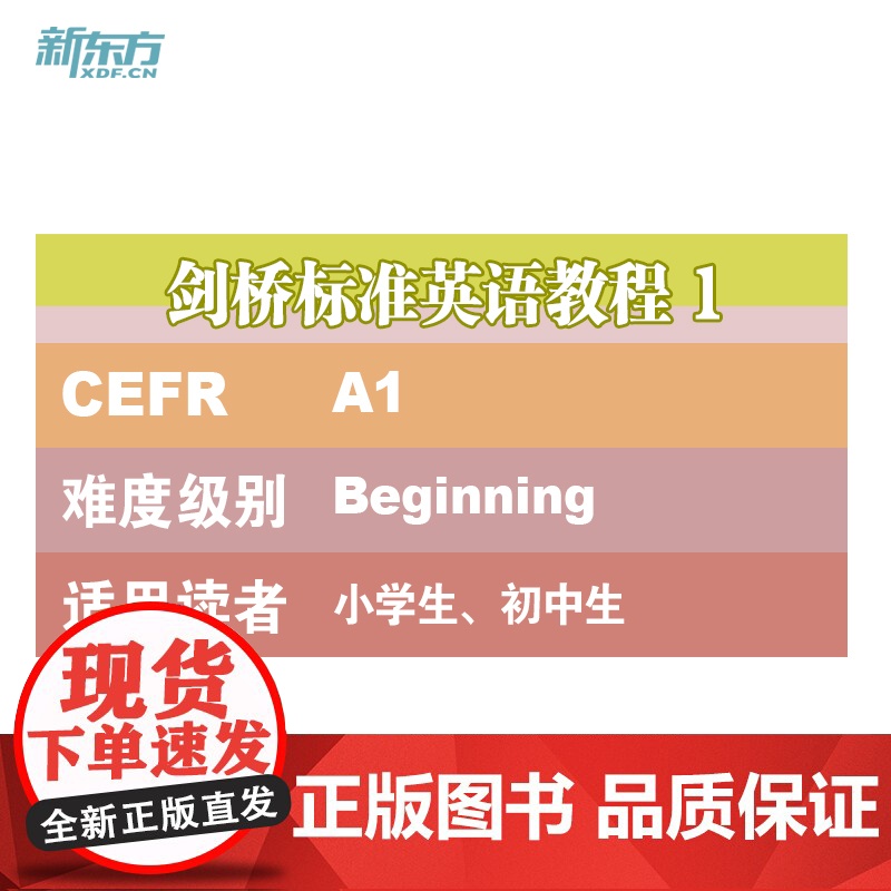 任选[新东方店]剑桥标准英语教程1A+1B+2A3456:学生用书(共2本)第2版 语言交流能力和综合技能 青少年初高高清大图