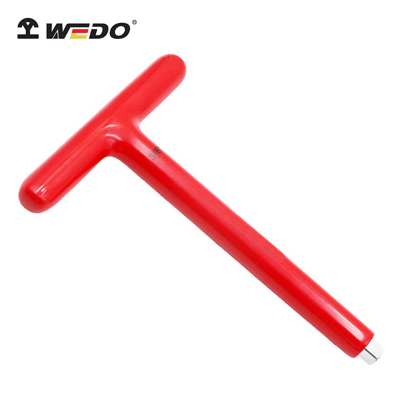 维度(WEDO)IN537A-04 绝缘浸塑T型扳手 1/2寸 VDE 绝缘耐压1000V高清大图