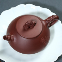 系客舟紫砂壶全手工宜兴原矿紫泥茶壶功夫茶具 龙玺石瓢壶名家吴文彩纯手工制作泡茶壶