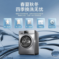 小天鹅(LittleSwan)全自动洗脱一体洗衣机滚筒 10kg洗衣机大容量高温消毒洗 家用变频 TG100V23WDY