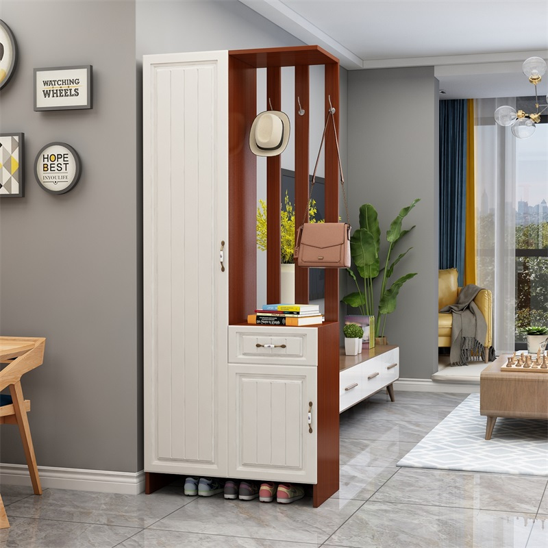 闪电客北欧进玄关柜鞋柜隔断厅柜简约现代间厅柜客厅屏风置物架酒柜