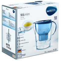 碧然德(BRITA)过滤净水器 家用滤水壶 净水壶 海洋系列3.5L蓝色一壶1芯装